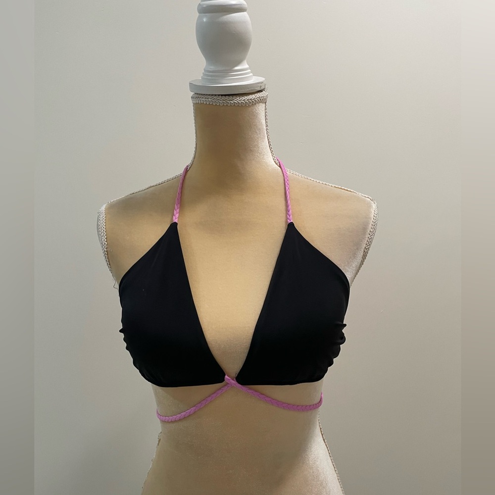 Victorias secret pink crisscross bikini top